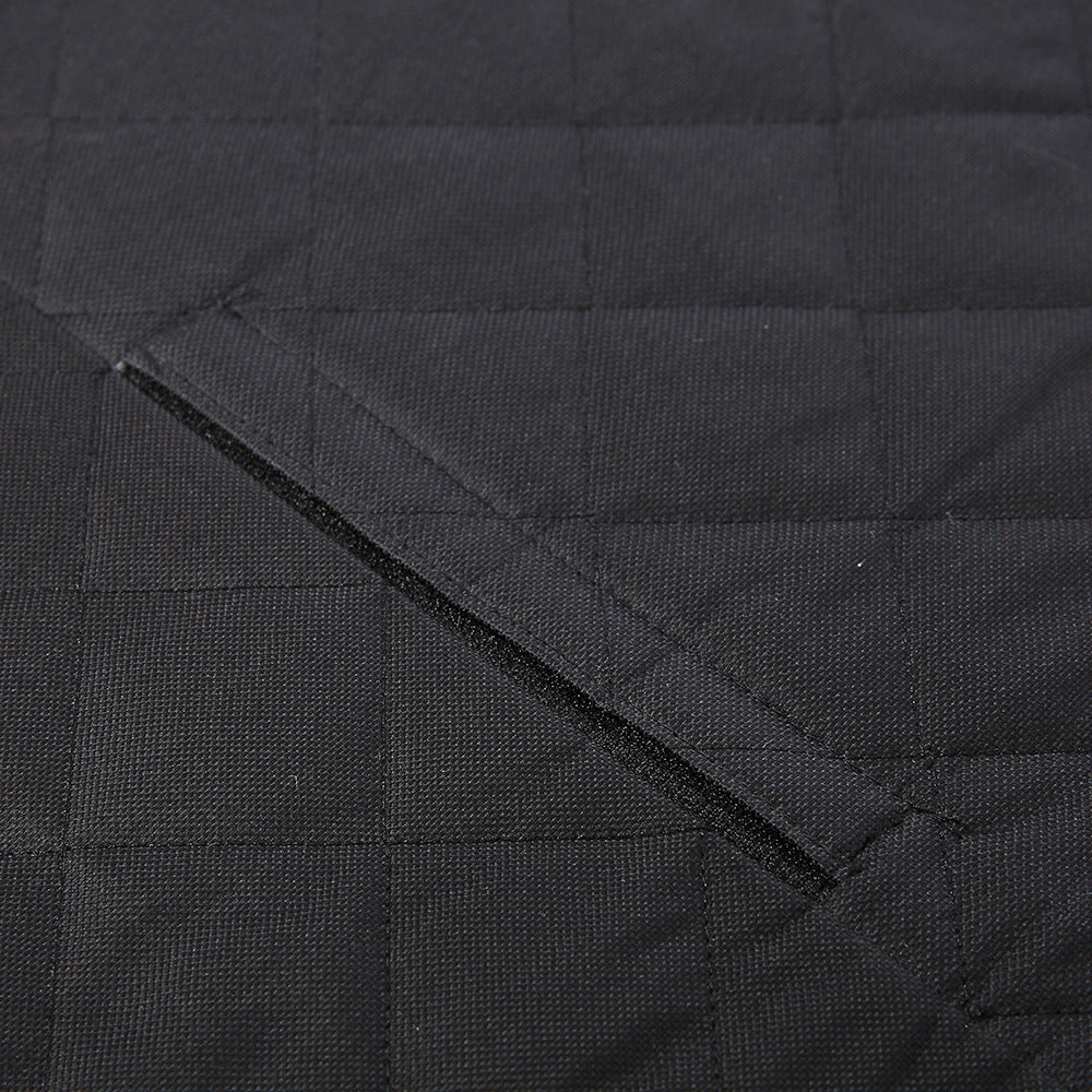 Dog Car Seat Cover with Mesh Window, Hammock Design & Storage Pocket