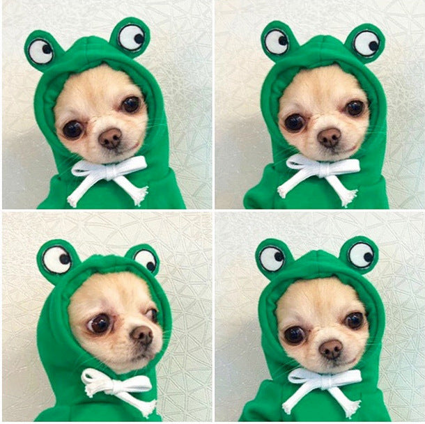 Cute Fruit Dog Hoodie – Warm Fleece Winter Clothes for Small Dogs & Cats