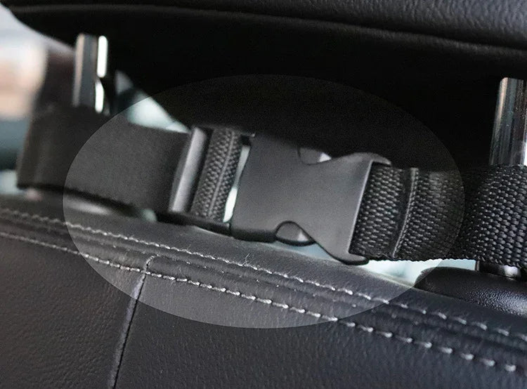 Dog Car Seat Cover with Mesh Window, Hammock Design & Storage Pocket