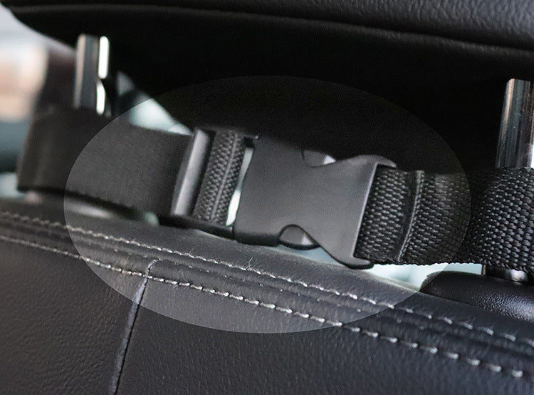 Dog Car Seat Cover with Mesh Window, Hammock Design & Storage Pocket