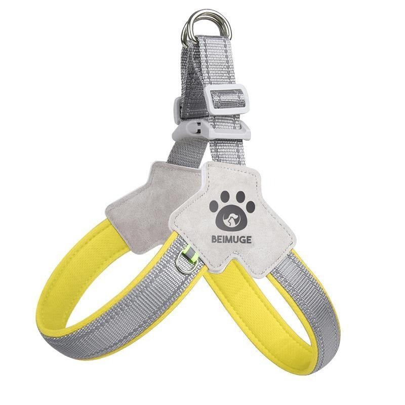 No-Pull Pet Harness with Leash Set – Adjustable Reflective Dog & Cat Harness for Walking & Training