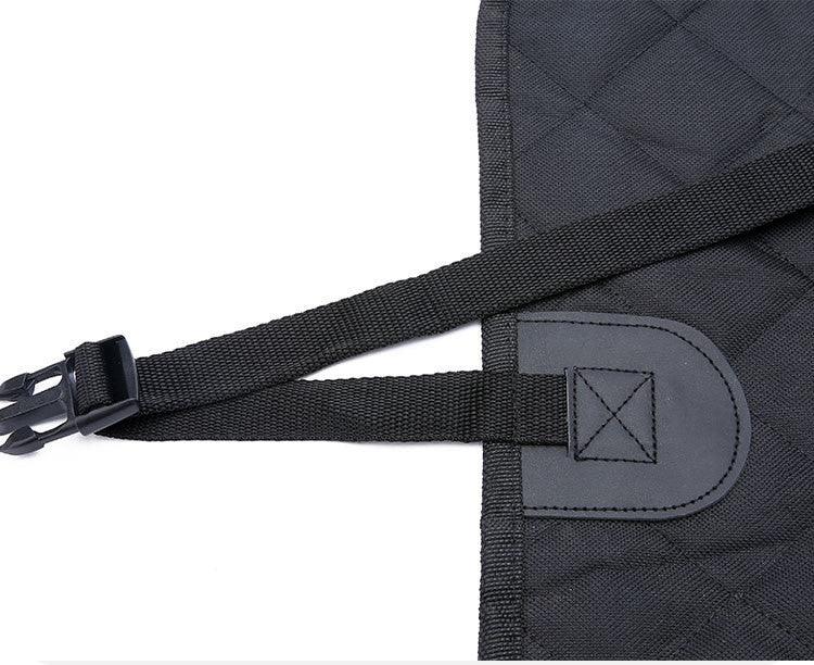 Dog Car Seat Cover with Mesh Window, Hammock Design & Storage Pocket