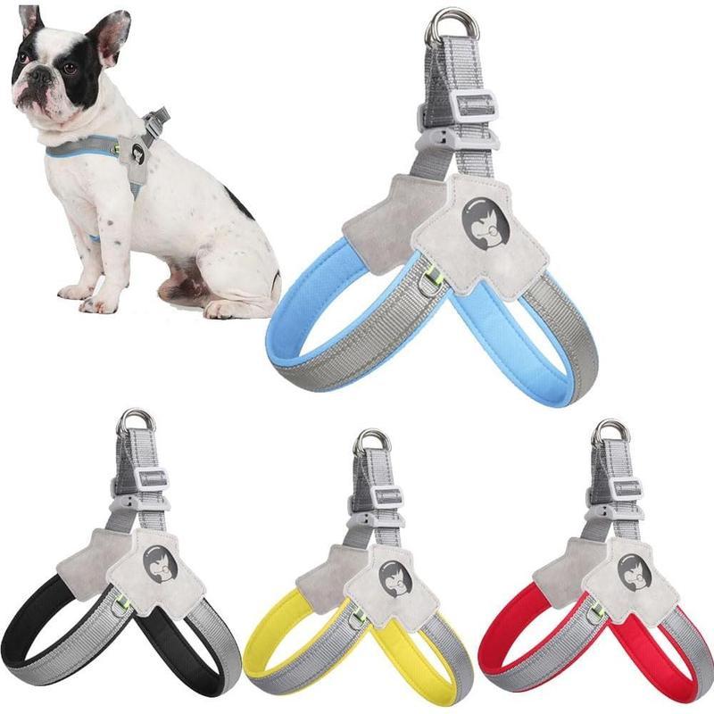 No-Pull Pet Harness with Leash Set – Adjustable Reflective Dog & Cat Harness for Walking & Training