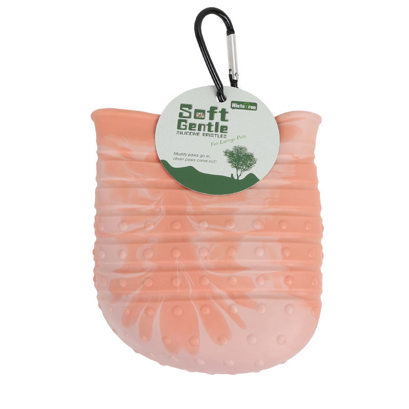 2-in-1 Dog Paw Cleaner Cup – Portable Pet Foot Washer with Soft Brush